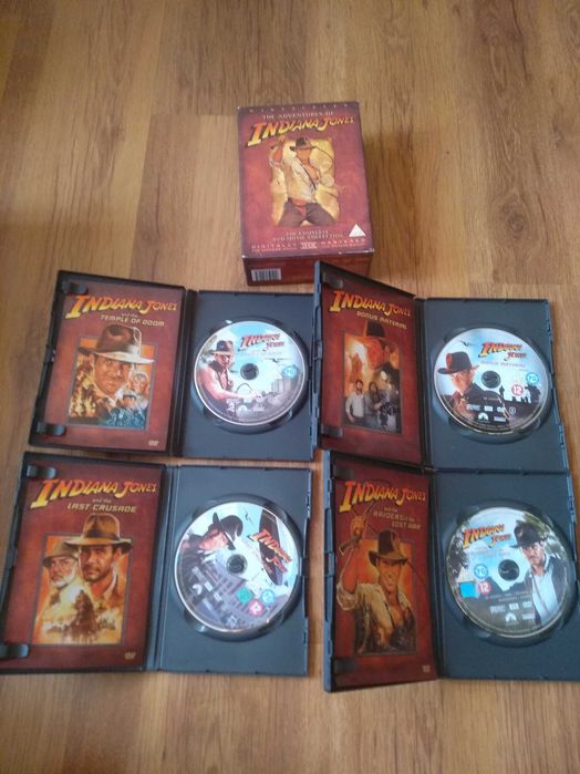ДВд оригинални Индиана Джоунс Кръстникът Призън брейк Спайдърмен и др