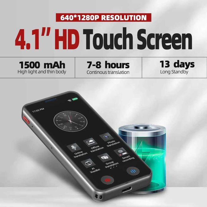 A40 Lite AI Translator — Карманный Голосовой Переводчик. Есть доставка