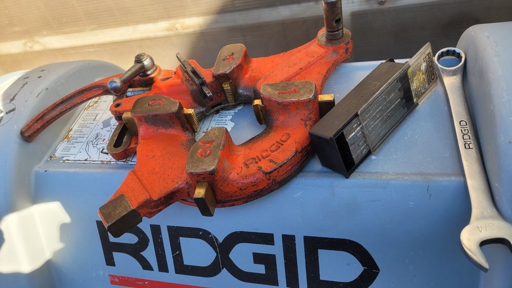 filiera electrica ridgid 1224 tip strung teava filet 4 toli