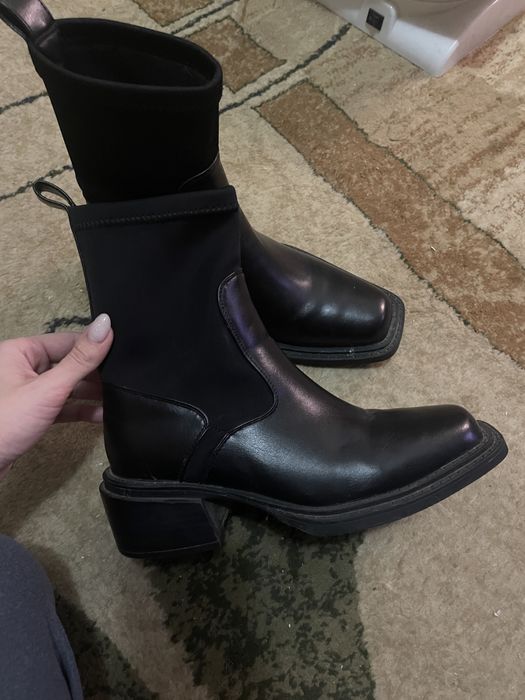 Ботинки 36-37 размер, кожа