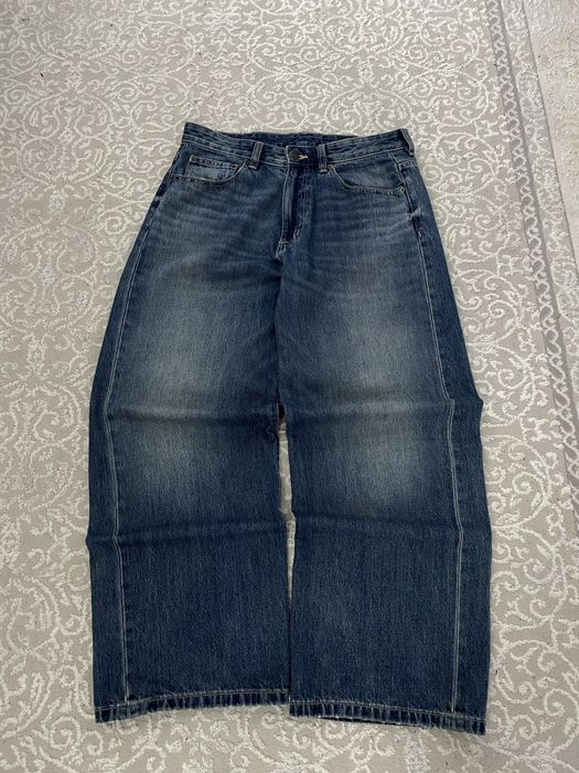 широкие джинсы от pull n bear