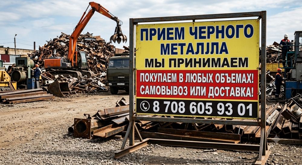 прием черного металлом