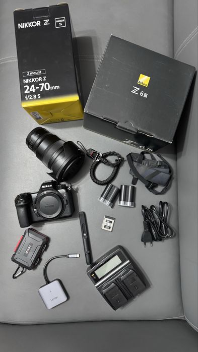Nikon Z6 III + 24-70 f/2.8 S + CFexpress + 2 АКБ (почти новый)