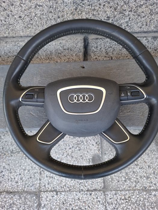 Кожен мулти волан с аербег за ауди А6 б7 след 2012г в перфектно състоя