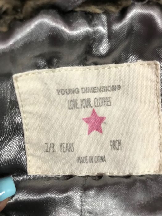 Детско вълнено палто 98см.