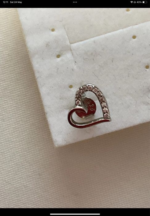 Set lănțișor și cercei argint