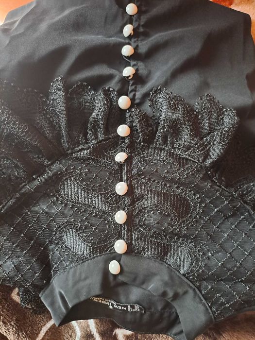 Дамска дълга рокля с дантели