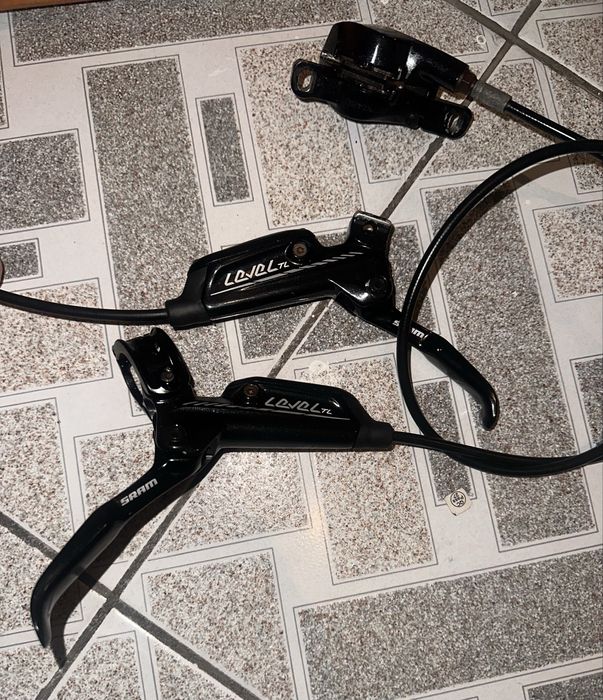 Frane Sram TL + discuri 160/180mm centerlock