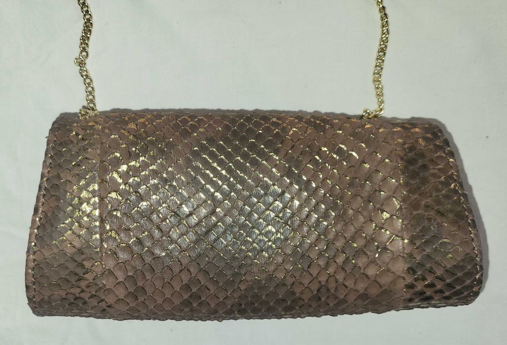 истински ПИТОН красива чанта