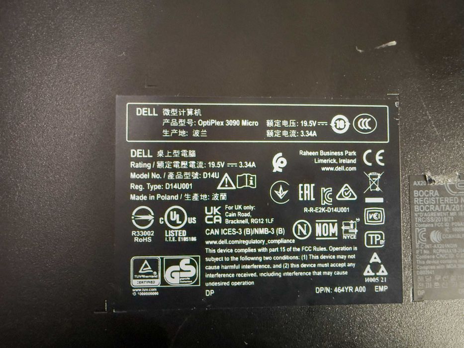 Mini PC HP Prodesk G5 i3 Gen8 16GB RAM SSD - office PRED REDUS