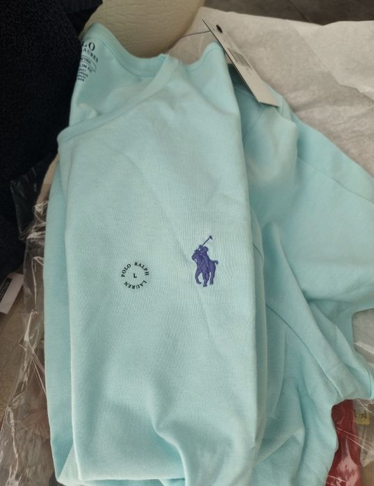 РАЗПРОДАЖБА! Оригинална тениска Polo Ralph Lauren -Размер Л-Azure Blue