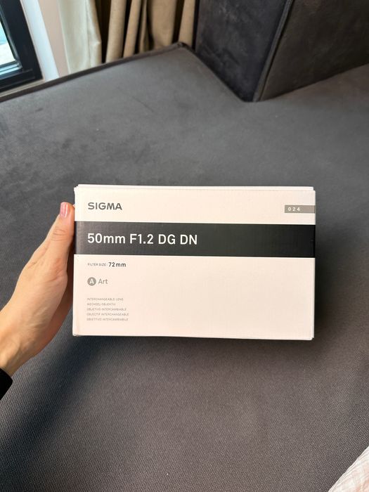Sigma 50mm F1.2 DG DN Art за Sony E-mount  чисто нов обектив сони сигма
