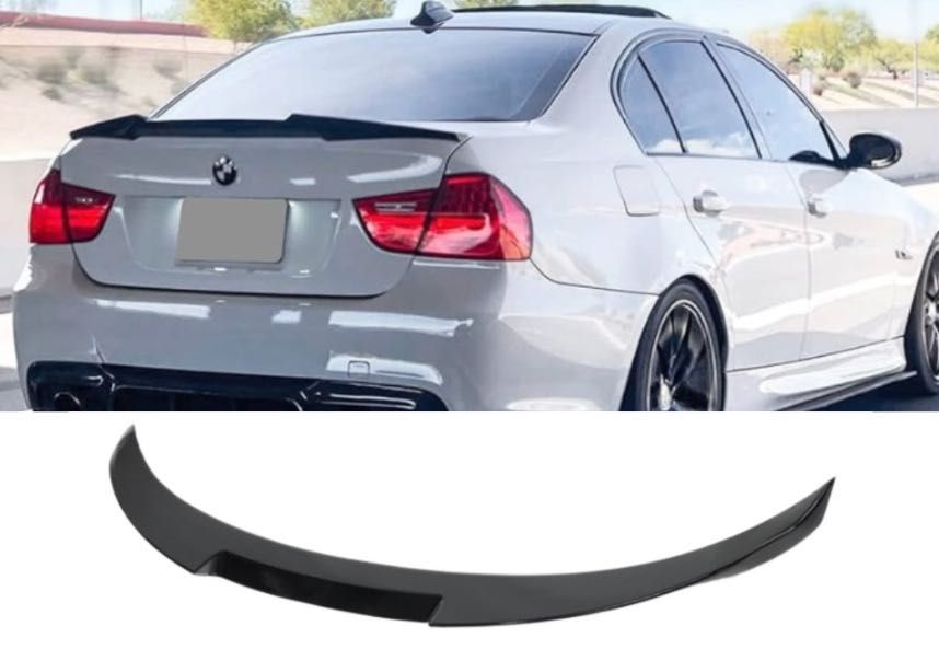 PSM спойлер М4 за BMW E90 – Черен гланц - Батман Стил НА СКЛАД!