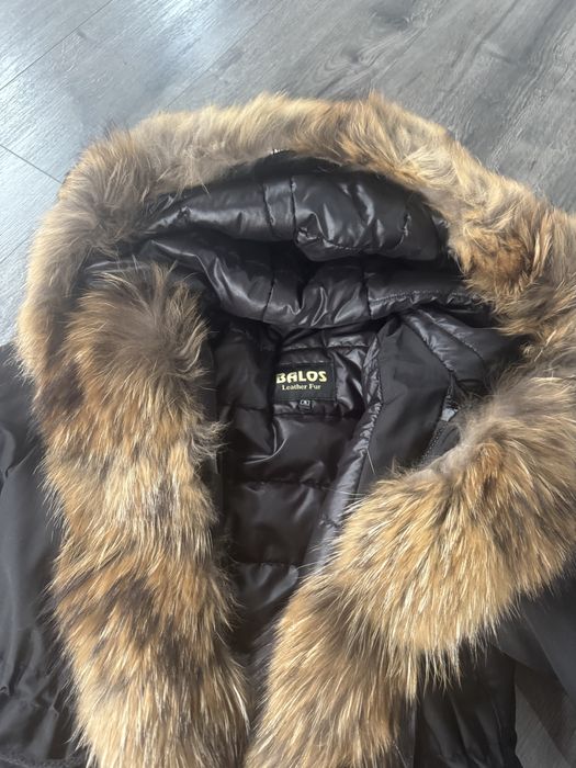 Geaca parka blana naturala Noua masura S