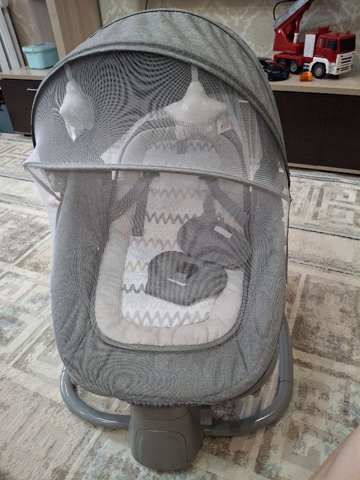 Электрокачели жезлонг детский