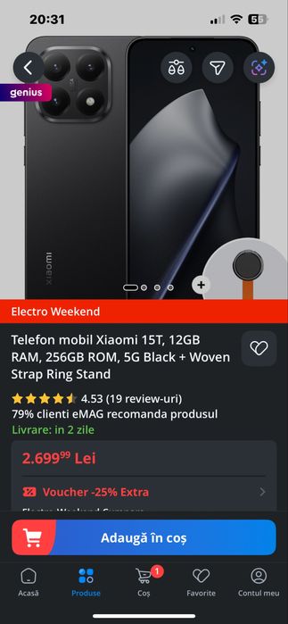 Xiaomi 15 t 12GB 256GB RAM