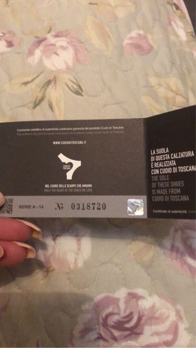 Естествена кожа италиански обувки