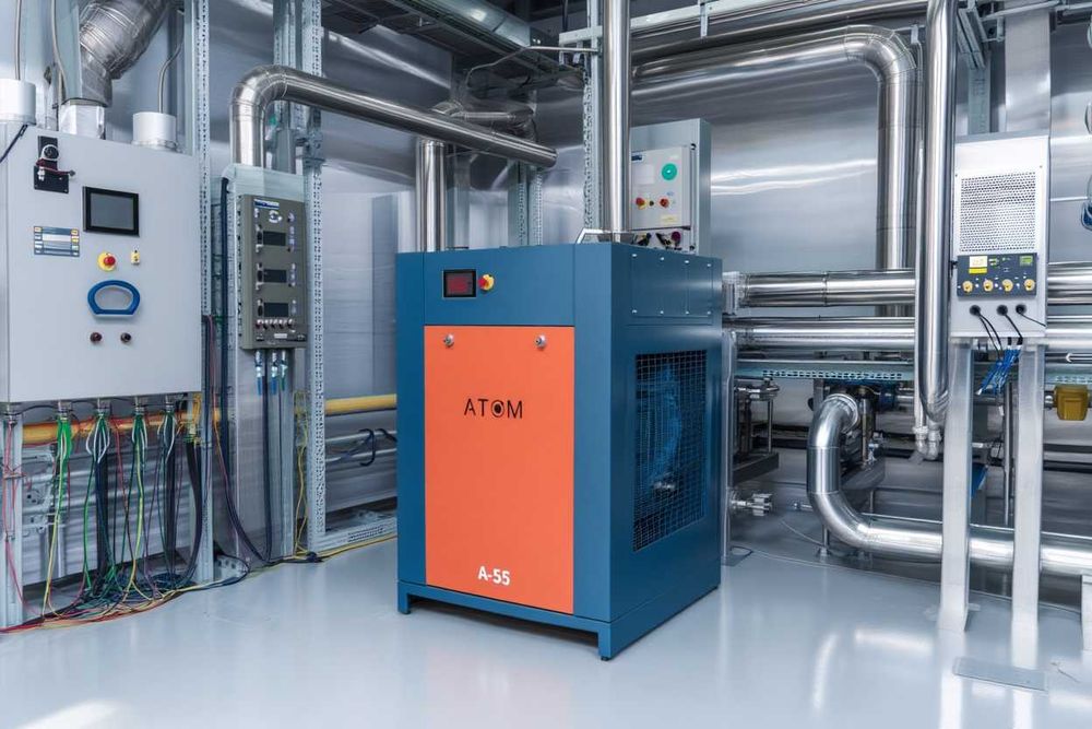 Vintli kompressor ATOM A-55 | 55 kVt | 10 bar