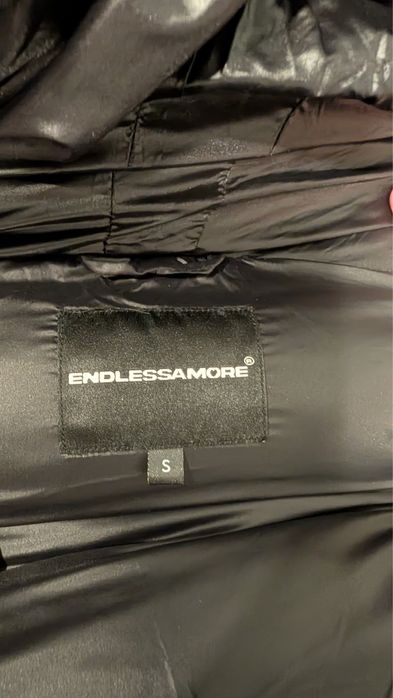 Geaca,puffer neagra ENDLESSAMORE