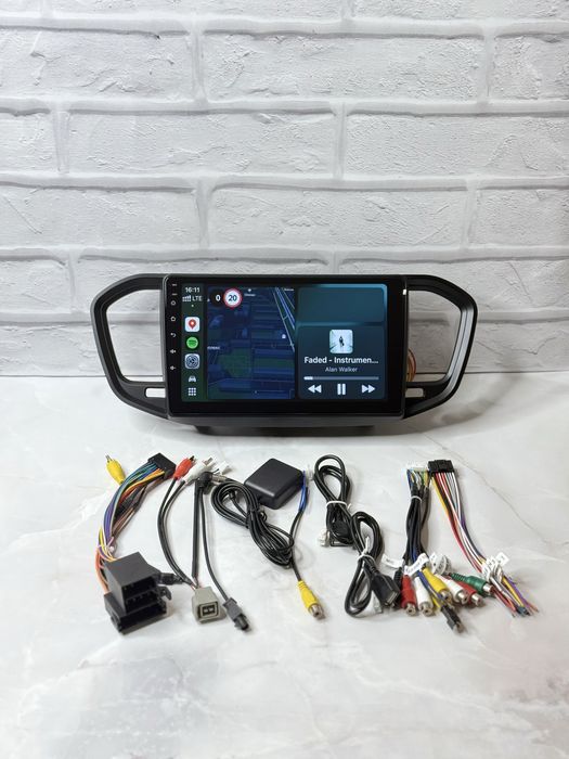 Магнитола для LADA Vesta андроид 13 CarPlay Веста янги рамкаси билан