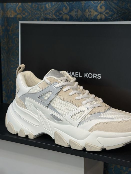 Мъжки сникърси маратонки Michael Kors Nick Optic White