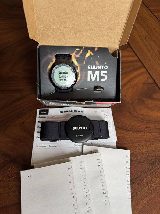 часы Suunto M5 с нагрудным датчиком