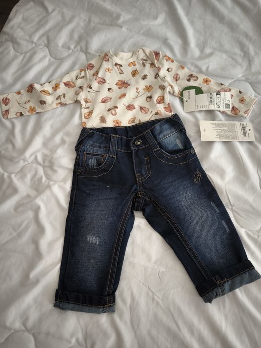 Lot 4 ținute bebeluș noi 3-6 luni (62-68 cm) – 100 lei