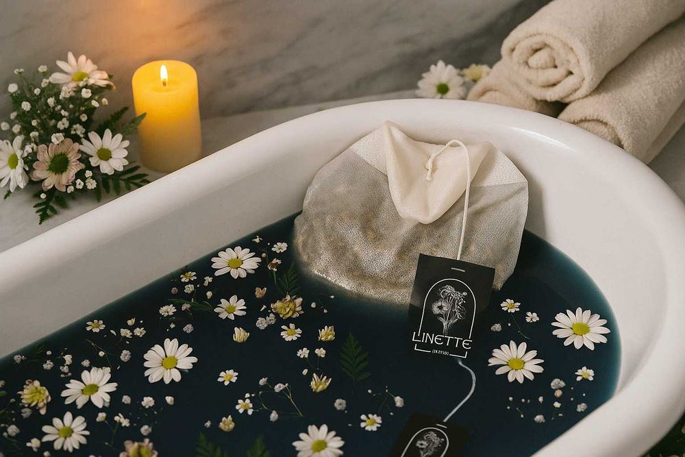 Единствен по рода си чай за вана в XL торбичка  - уникален подарък