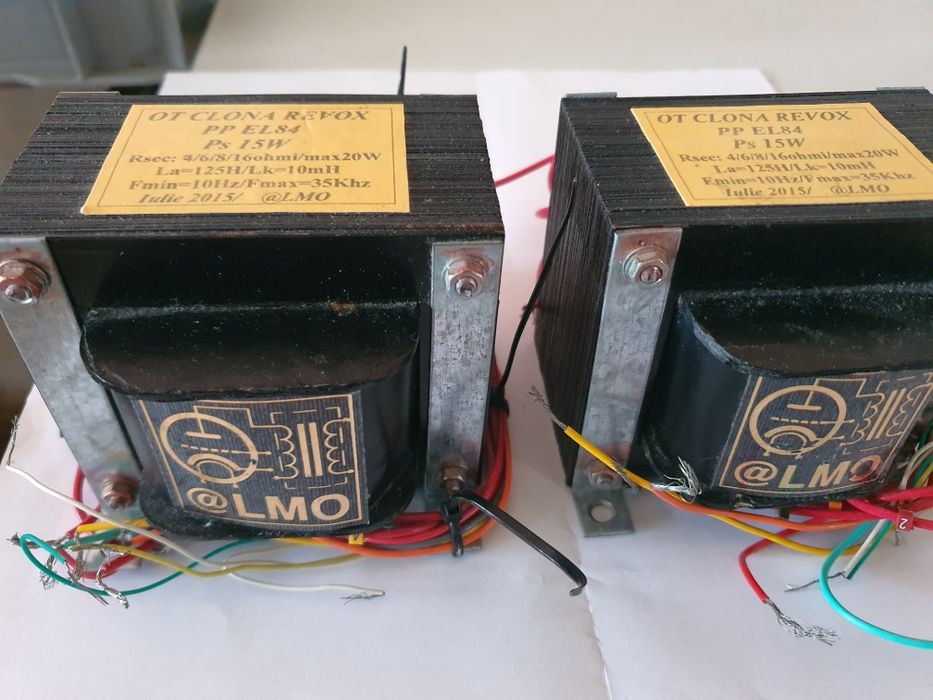 Transformatoare de iesire pentru clona Studer S52 pp el84