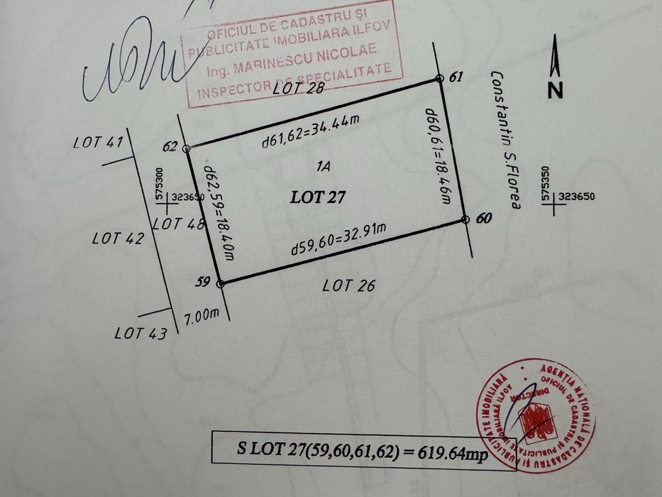 Lot 620 mp,teren Strada Uverturii, Domnesti,Curtea Domneasca.