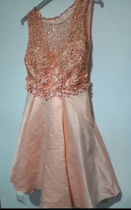 Rochie ocazie cu fermoar la spate si captuseala int.marime XL perfecta