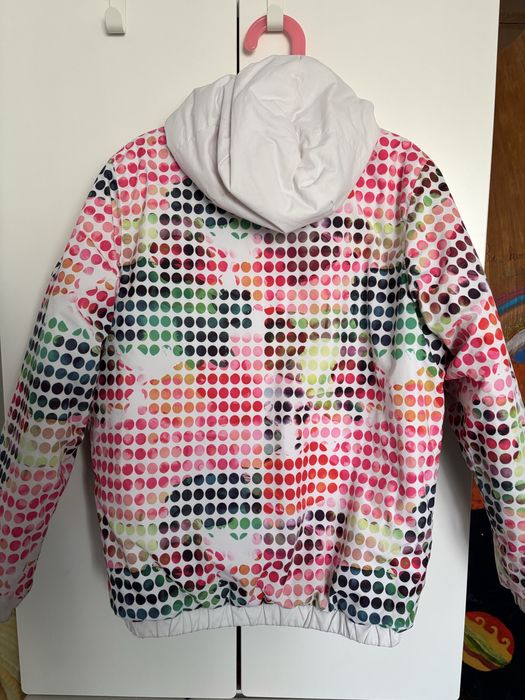 Geaca de ski 2 fețe 2 fete 8-10 ani