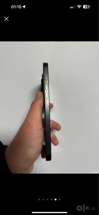 Iphone 15 promax black 256gb 90%