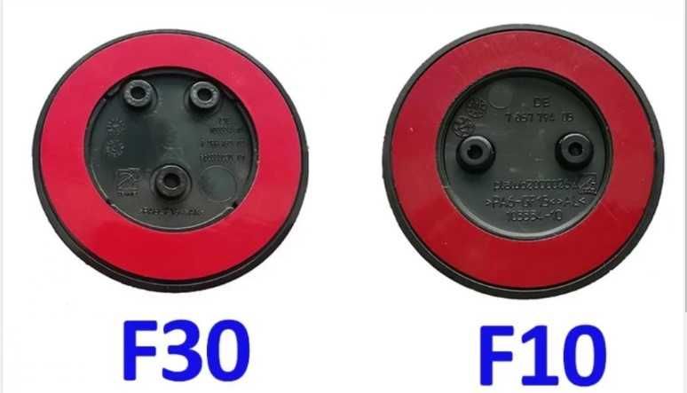 Emblema Logo Capota si Portbagaj Bmw Seria 3 5 6 7 F01 F10 F20 F30 82 mm, Cu 2 orificii si 3 orificii, NOI