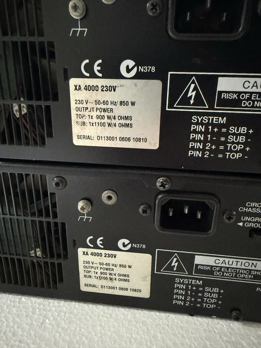 Vand amplificator dynacord XA4000 ( dynacord XA2 )