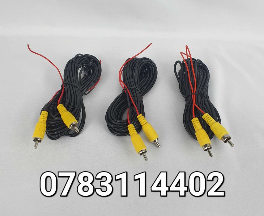 Cablu Video RCA-Camera marsarier-Cablu alimentare camera marsarier-6M