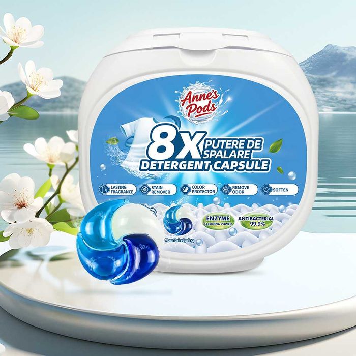 Detergent capsule, 25gr, diverse arome,40/50spalari WWW.ANNESPODS.RO