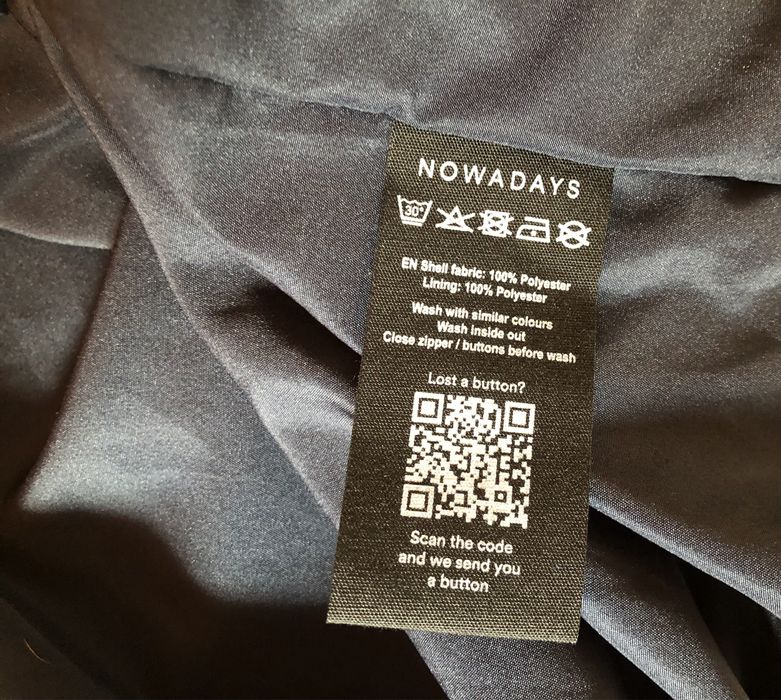 NOWADAYS Nylon Bomber Jacket ОРИГИНАЛНО мъжко бомбър яке М