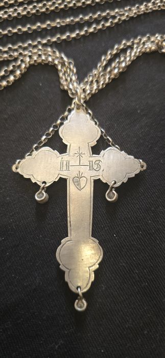 Cruce din argint anii 1800 rară