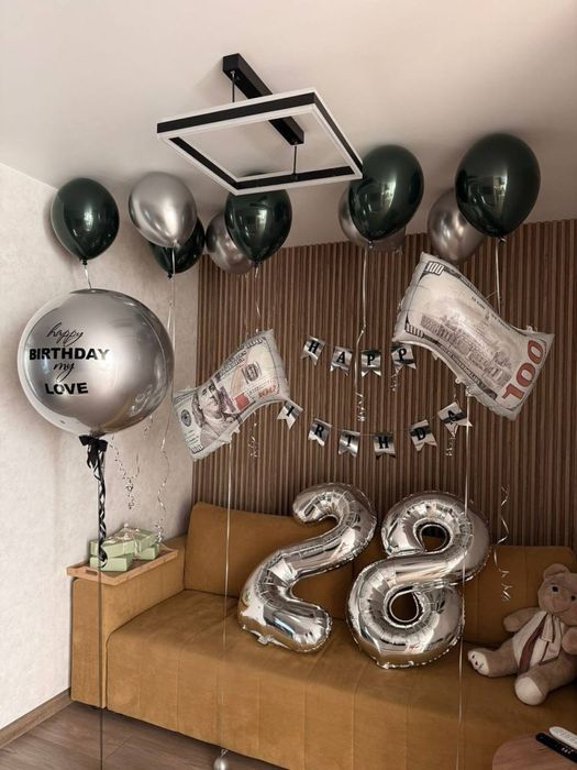 Шары с цифрами — срочно