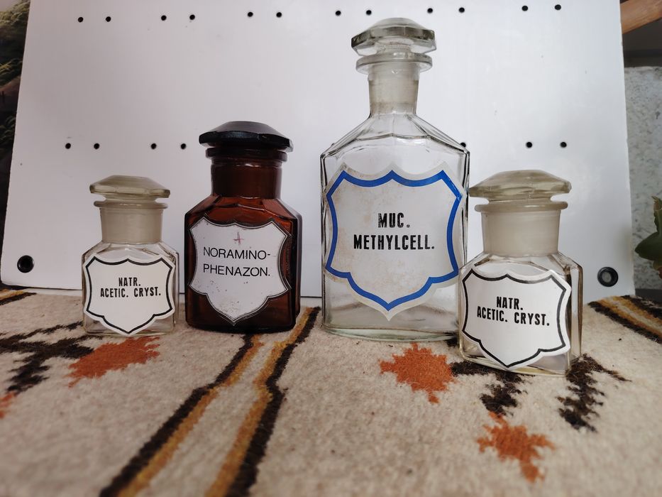 Lot de sticle de farmacie