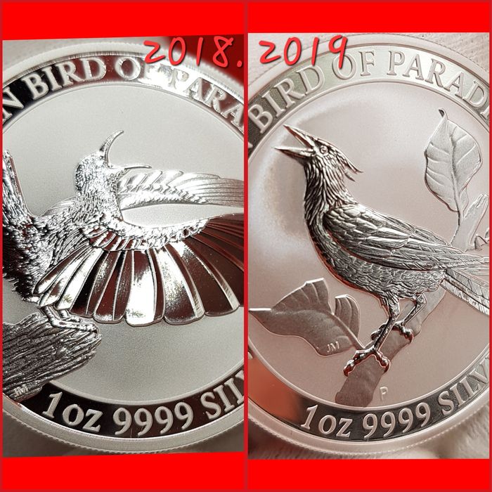 Brumby Bird of Paradise TOATA  monede argint lingou 999