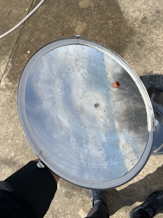 Неръждаем съд 50L Polsinelli INOX 18/10 с кран и капак