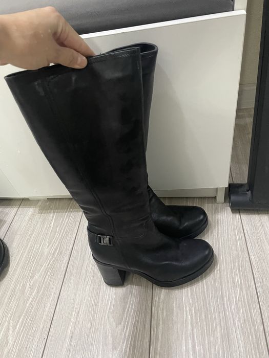 зимние сапоги 37 размер натуральная кожа и мех