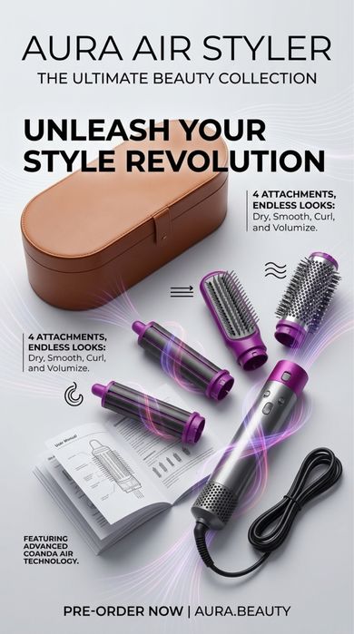 Фен Дайсон 5в1, Dyson стайлер. Дайсон