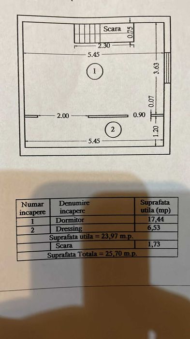 Apartament  2 camere  zona centrala
