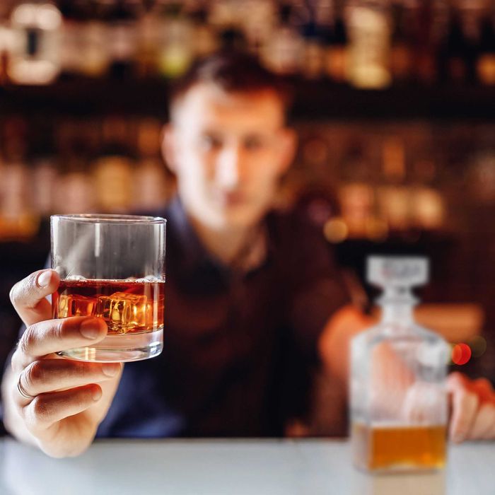 Carafa din sticla pentru bauturi 900 ml design elegant 23 x 9 cm