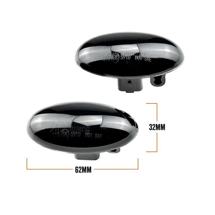 Set semnalizari led dinamice Peugeot 206/307/407 Citroen C1 C2 C3 C5