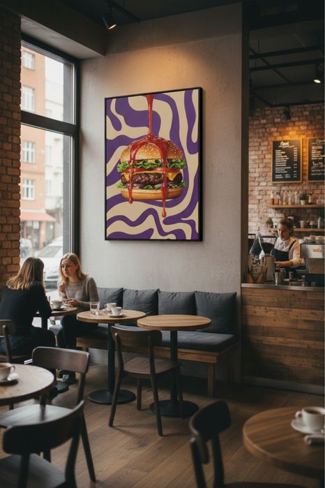 Печать Картин на холсте для заведений