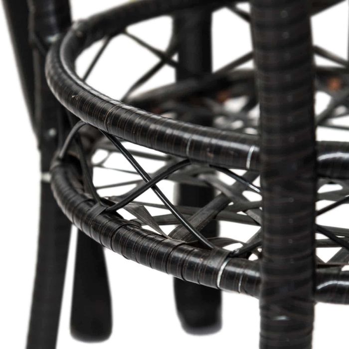 Градински комплект – маса със стъклен плот и 2 стола